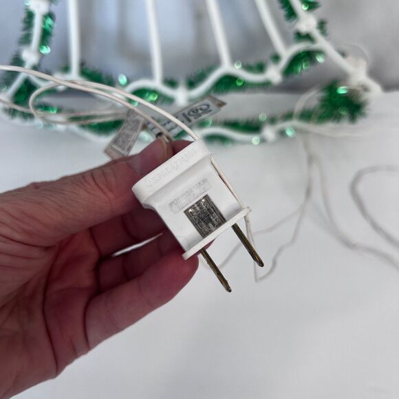 Ornamental Christmas Light Up Silhouette Trumpet Angel Holiday Plug-In Window - Picture 5 of 12